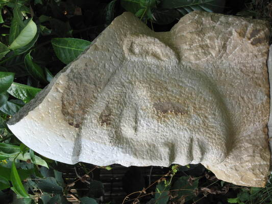 Penthesilea,Sandstein,2009, 58x39x13cm